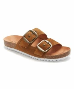 Cheap ✨ Lucky Brand Topanga Tan Mella Suede ???? Sandal - ???? Women ⌛