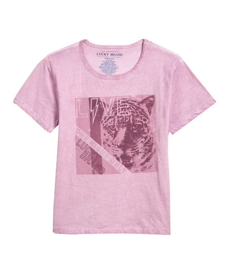 Best deal ???? Lucky Brand Dawn Pink 'Live' In Concert Logo Tee - ???? Girls For Kids ???? 3 Best deal ???? Lucky Brand Dawn Pink 'Live' In Concert Logo Tee - ???? Girls For Kids ????
