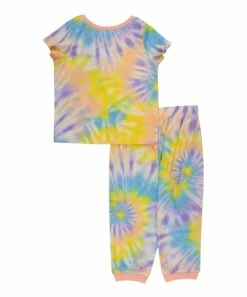New ???? Lucky Brand Blue & Yellow Tie-Dye Swirl Pajama Set For Kids ✨ 7 New ???? Lucky Brand Blue & Yellow Tie-Dye Swirl Pajama Set For Kids ✨ -Lucky Brand Shop zu103475083 alt 1 tm1649696672