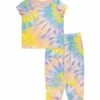 New ???? Lucky Brand Blue & Yellow Tie-Dye Swirl Pajama Set For Kids ✨ 2 New ???? Lucky Brand Blue & Yellow Tie-Dye Swirl Pajama Set For Kids ✨ -Lucky Brand Shop zu103475083 main tm1649696672