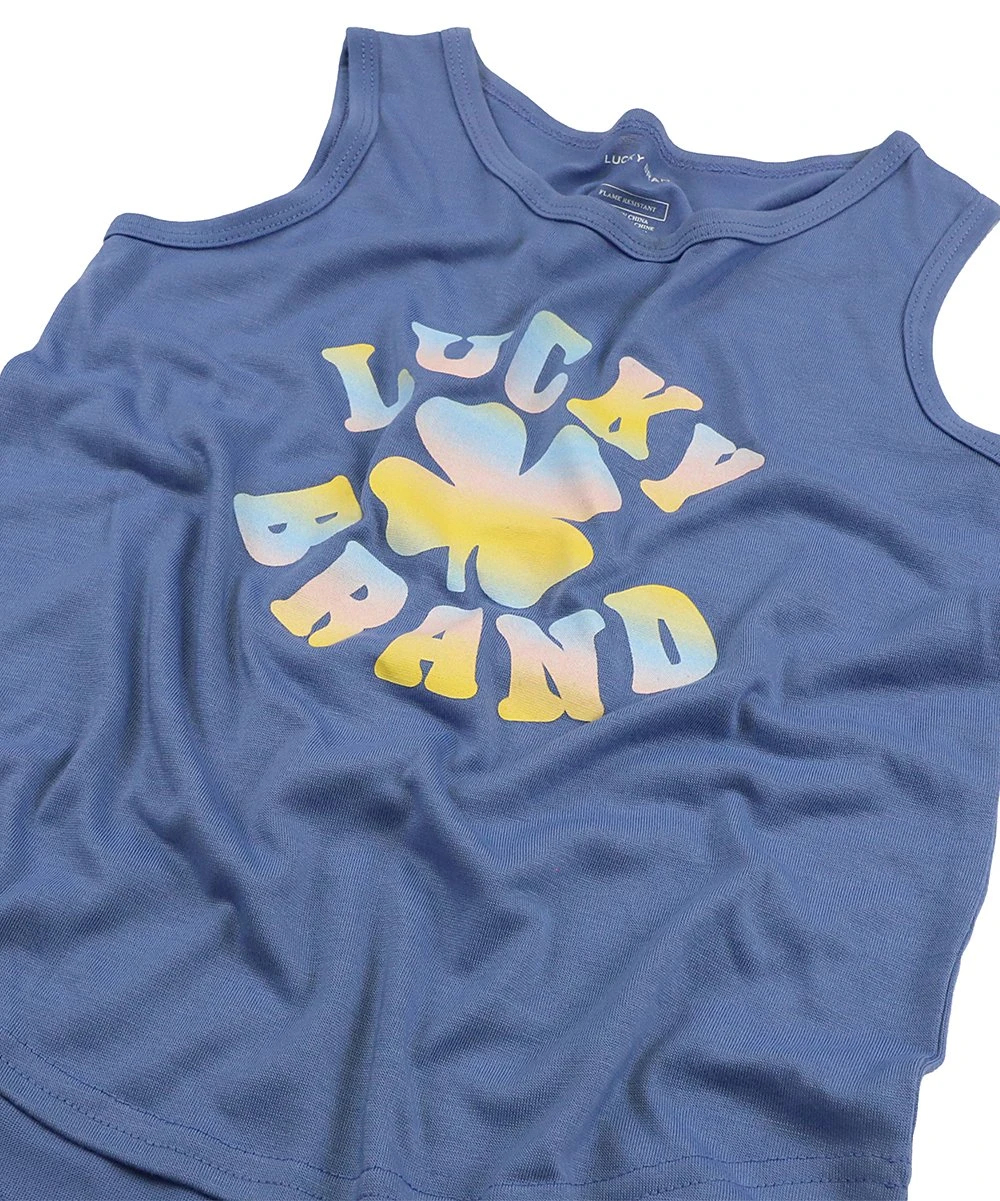 Brand new ???? Lucky Brand Navy & Yellow Sunset Ombré 'Lucky Brand' Pajama Set For Other ???? 4 Brand new ???? Lucky Brand Navy & Yellow Sunset Ombré 'Lucky Brand' Pajama Set For Other ???? - Image 3