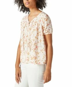 Coupon ???? Lucky Brand Pink & Cream Floral Lace-Up Puff-Sleeve Peasant Top - ???? Women ⌛ 7 Coupon ???? Lucky Brand Pink & Cream Floral Lace-Up Puff-Sleeve Peasant Top - ???? Women ⌛ -Lucky Brand Shop zu103612079 alt 2 tm1645713466