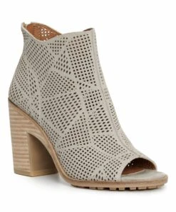 Lucky Brand Shop 37 Best deal ✔️ Lucky Brand Chinchilla Vacob Open-Toe Bootie - ???? Women ????