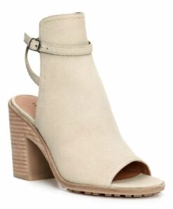 Coupon ???? Lucky Brand Stucco Velitina Open-Toe Singback Bootie - ???? Women ✔️