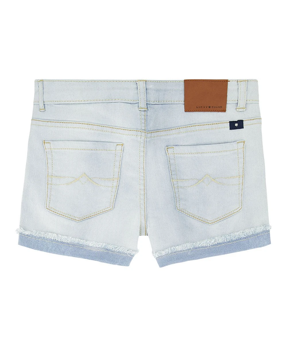 Budget ???? Lucky Brand Blue Bella Wash Ronnie Cuffed Denim Shorts - ???? Girls For Kids ???? 4 Budget ???? Lucky Brand Blue Bella Wash Ronnie Cuffed Denim Shorts - ???? Girls For Kids ???? - Image 2