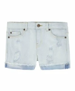 Budget ???? Lucky Brand Blue Bella Wash Ronnie Cuffed Denim Shorts - ???? Girls For Kids ????