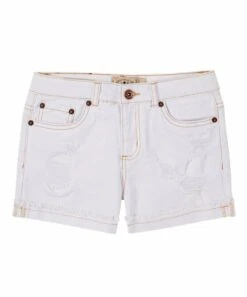 Best Sale ???? Lucky Brand Bright White Ronnie Cuff Denim Shorts - ???? Girls For Kids ????