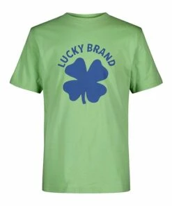 Coupon ???? Lucky Brand Sprucestone 'Lucky Brand' Clover Crewneck Tee - Boys For Kids ⭐
