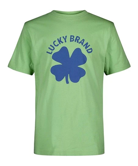 Coupon ???? Lucky Brand Sprucestone 'Lucky Brand' Clover Crewneck Tee - Boys For Kids ⭐ 3 Coupon ???? Lucky Brand Sprucestone 'Lucky Brand' Clover Crewneck Tee - Boys For Kids ⭐
