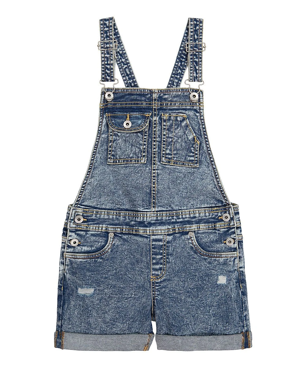 Best Sale ???? Lucky Brand Blue Acid Wash Essie Denim Shortalls - ???? Girls For Kids ???? 3 Best Sale ???? Lucky Brand Blue Acid Wash Essie Denim Shortalls - ???? Girls For Kids ????