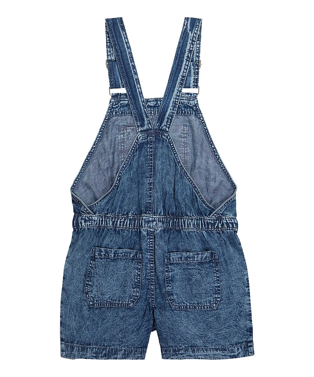Top 10 ✨ Lucky Brand Blue Acid Wash Bow-Accent Easy Shortalls - ???? Girls For Kids ⭐ 4 Top 10 ✨ Lucky Brand Blue Acid Wash Bow-Accent Easy Shortalls - ???? Girls For Kids ⭐ - Image 2