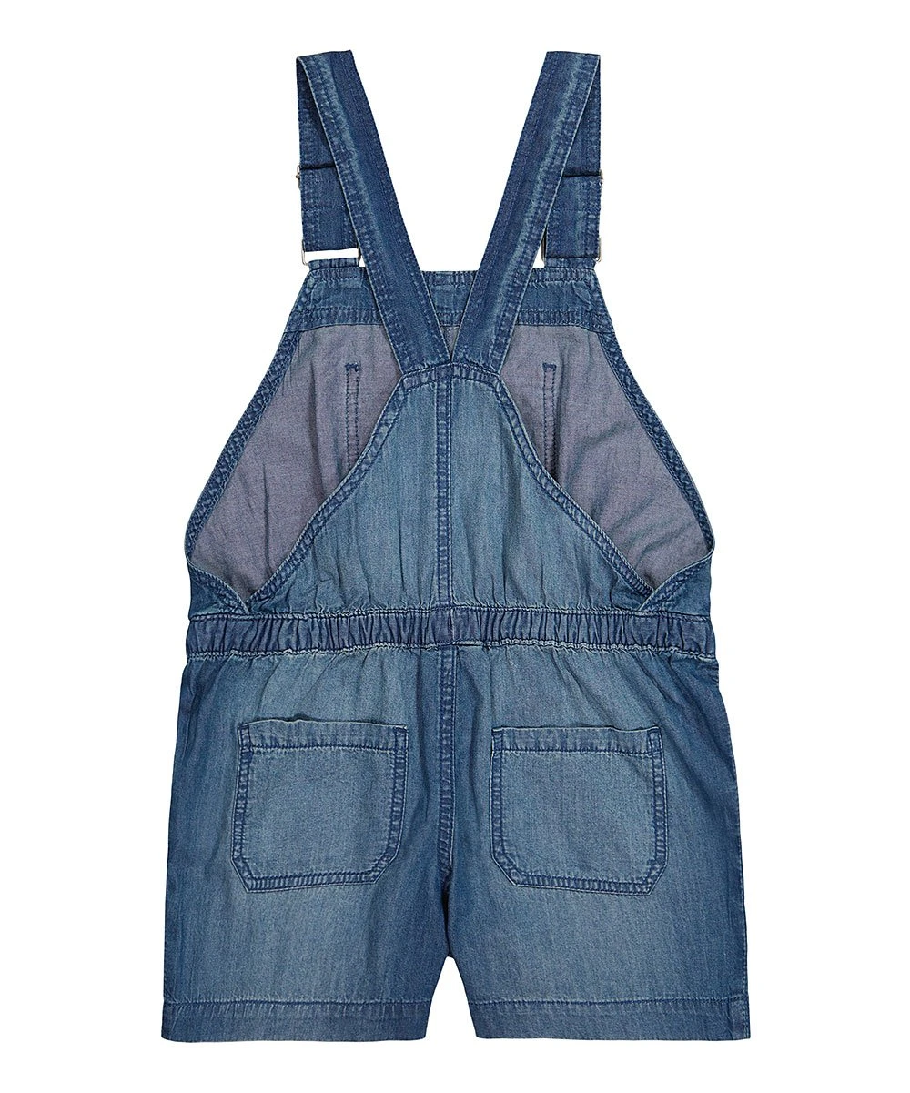 Deals ???? Lucky Brand Audra Wash Bow-Accent Easy Shortalls - ???? Girls For Kids ???? 4 Deals ???? Lucky Brand Audra Wash Bow-Accent Easy Shortalls - ???? Girls For Kids ???? - Image 2