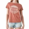 Flash Sale ???? Lucky Brand Burnt Brick Coke Circle Logo Classic Crewneck Tee - ???? Women ???? -Lucky Brand Shop zu105940762 main tm1661866112