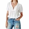 Wholesale ???? Lucky Brand White Embroidered Tassel-Scoop Neck Peasant Top - ???? Women ???? 2 Wholesale ???? Lucky Brand White Embroidered Tassel-Scoop Neck Peasant Top - ???? Women ???? -Lucky Brand Shop zu105940851 main tm1663612518