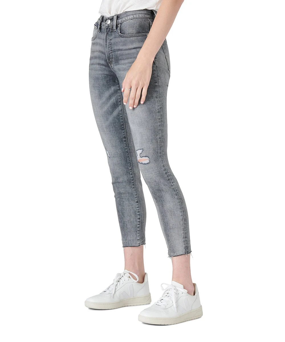 Best Pirce ✨ Lucky Brand Dubois Gray Distressed Bridgette High-Rise Crop Skinny ???? Jeans - ???? Women ???? 4 Best Pirce ✨ Lucky Brand Dubois Gray Distressed Bridgette High-Rise Crop Skinny ???? Jeans - ???? Women ???? - Image 2