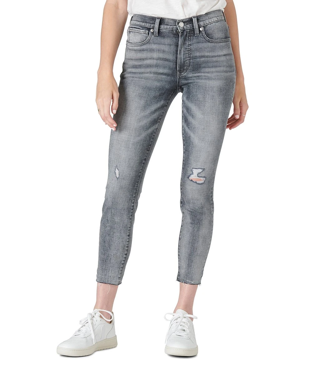 Best Pirce ✨ Lucky Brand Dubois Gray Distressed Bridgette High-Rise Crop Skinny ???? Jeans - ???? Women ???? 3 Best Pirce ✨ Lucky Brand Dubois Gray Distressed Bridgette High-Rise Crop Skinny ???? Jeans - ???? Women ????