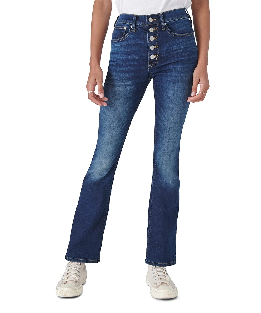 Best Sale ???? Lucky Brand Blue Stone Wash Button-Fly High-Waist Bootcut ???? Jeans - ???? Women ✨ 3 Best Sale ???? Lucky Brand Blue Stone Wash Button-Fly High-Waist Bootcut ???? Jeans - ???? Women ✨
