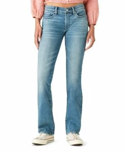 Best Pirce ???? Lucky Brand Light Blue Stone Wash Bootcut ???? Jeans - ???? Women ????