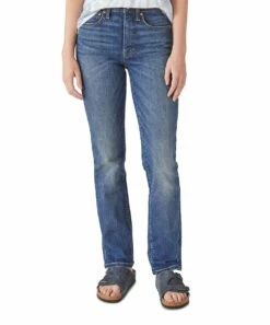 Best Pirce ???? Lucky Brand Lightyear Blue Zoe High-Rise Straight-Leg ???? Jeans - ???? Women ????