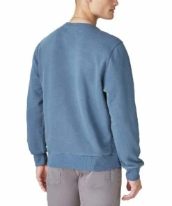 Best deal ???? Lucky Brand Ensign Blue Terry Crewneck Sweatshirt - Men ???? -Lucky Brand Shop zu107986716 alt 2 tm1661009210