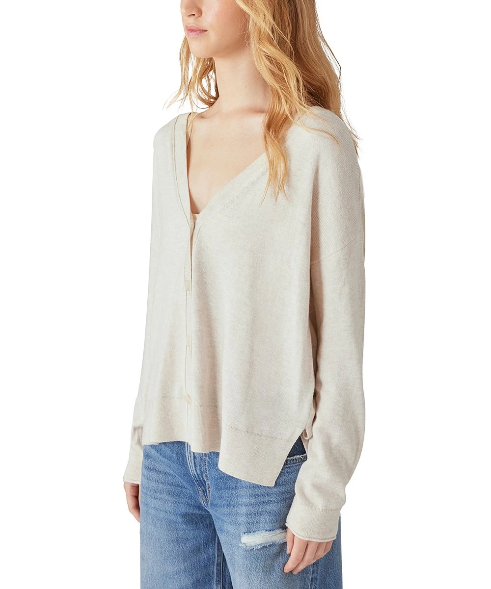 Coupon ???? Lucky Brand Straw Heather Cloud Soft Relaxed-Fit Cardigan - ???? Women ???? 4 Coupon ???? Lucky Brand Straw Heather Cloud Soft Relaxed-Fit Cardigan - ???? Women ???? - Image 2