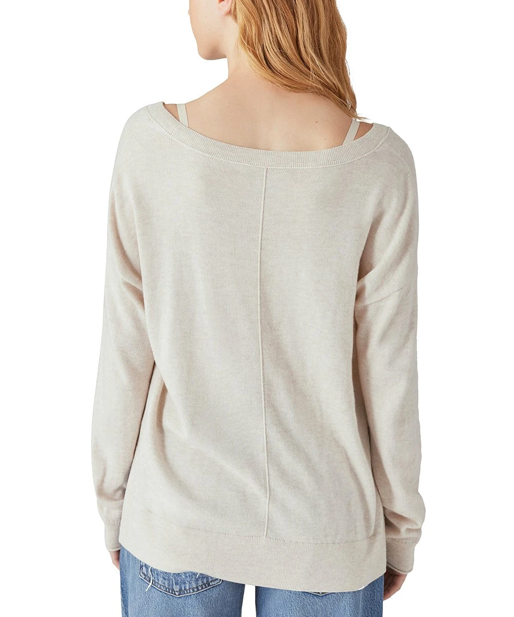 Coupon ???? Lucky Brand Straw Heather Cloud Soft Relaxed-Fit Cardigan - ???? Women ???? 5 Coupon ???? Lucky Brand Straw Heather Cloud Soft Relaxed-Fit Cardigan - ???? Women ???? - Image 3