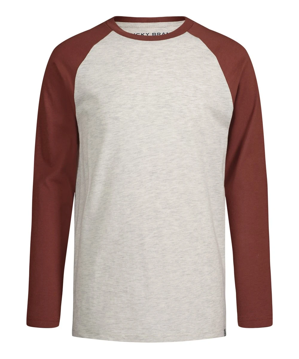 Cheap ???? Lucky Brand Oatmeal Heather & Burnt Brown Key Long-Sleeve Raglan Tee - Boys For Kids ???? 3 Cheap ???? Lucky Brand Oatmeal Heather & Burnt Brown Key Long-Sleeve Raglan Tee - Boys For Kids ????