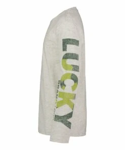 Outlet ???? Lucky Brand Heather Oatmeal & Green Camo-Fill Logo Long-Sleeve Tee - Boys For Kids ???? 5 Outlet ???? Lucky Brand Heather Oatmeal & Green Camo-Fill Logo Long-Sleeve Tee - Boys For Kids ???? -Lucky Brand Shop zu108238474 alt 1 tm1660655719