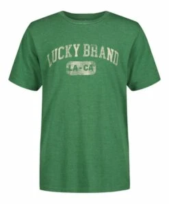 Top 10 ???? Lucky Brand Eden Heather Jock Logo Tee - Boys For Kids ❤️