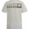 Wholesale ???? Lucky Brand Oatmeal Heather Cloverleaf Rise Logo Tee - Boys For Kids ???? -Lucky Brand Shop zu108238480 main tm1660655719