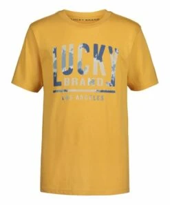 Cheap ???? Lucky Brand Honeycomb Heather Earth Tie-Dye Logo Tee - Boys For Kids ✨