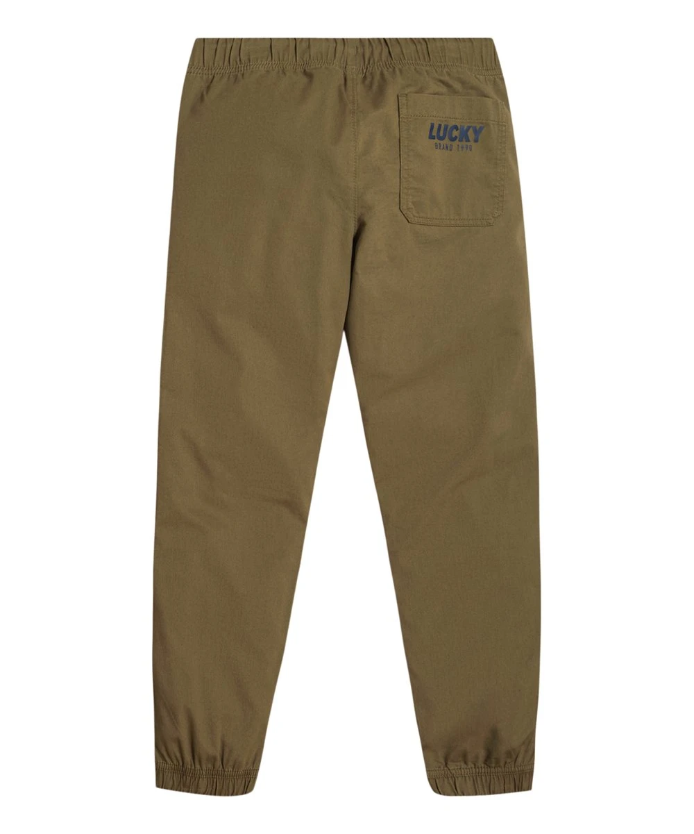 Deals ⌛ Lucky Brand Burnt Olive '1990' Logo Utility Joggers - Boys For Kids ???? 4 Deals ⌛ Lucky Brand Burnt Olive '1990' Logo Utility Joggers - Boys For Kids ???? - Image 2