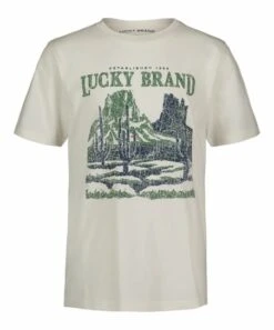 Best Pirce ???? Lucky Brand Cloud Dancer National Park Logo Tee - Boys For Kids ????