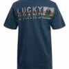 Discount ???? Lucky Brand French Navy Heather Cloverleaf Rise Logo Tee - Boys For Kids ???? -Lucky Brand Shop zu108244557 main tm1660655719