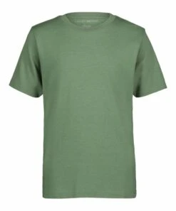 New ???? Lucky Brand Earth Green Heather Key Solid Tee - Boys For Kids ????