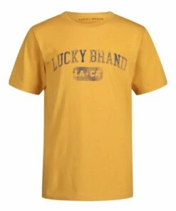 Best Pirce ✨ Lucky Brand Honeycomb Heather Jock Logo Tee - Boys For Kids ????
