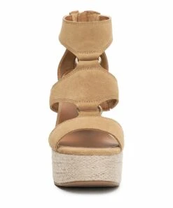 Best reviews of ???? Lucky Brand Distressed Beige Rillyon Suede Platform Espadrille - ???? Women ???? -Lucky Brand Shop zu108270169 alt 2 tm1660665754