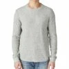 Best reviews of ???? Lucky Brand Heather Gray Thermal Long-Sleeve Crewneck Tee - Men ⌛