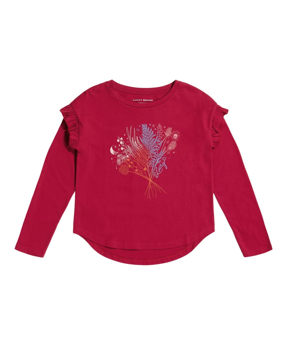 Coupon ???? Lucky Brand Anemone Wildflowers Long-Sleeve Top - ???? Girls For Kids ???? 3 Coupon ???? Lucky Brand Anemone Wildflowers Long-Sleeve Top - ???? Girls For Kids ????