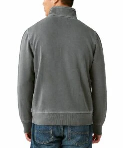 Deals ???? Lucky Brand Gray Fleece Quarter-Zip Pullover - Men ???? -Lucky Brand Shop zu109522665 alt 2 tm1665775412