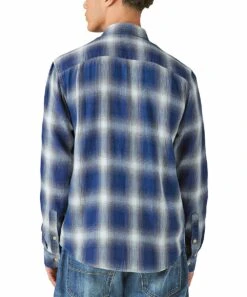 Flash Sale ???? Lucky Brand Blue & White Plaid Button-Up - Men ???? -Lucky Brand Shop zu109522692 alt 2 tm1665775412