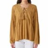 Cheap ???? Lucky Brand Mustard Embroidered Peasant Top - ???? Women ???? 2 Cheap ???? Lucky Brand Mustard Embroidered Peasant Top - ???? Women ???? -Lucky Brand Shop zu109522751 main tm1665775412