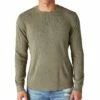 Buy ???? Lucky Brand Sage Green Thermal Long-Sleeve Crewneck Tee - Men ???? -Lucky Brand Shop zu109522753 main tm1665775412
