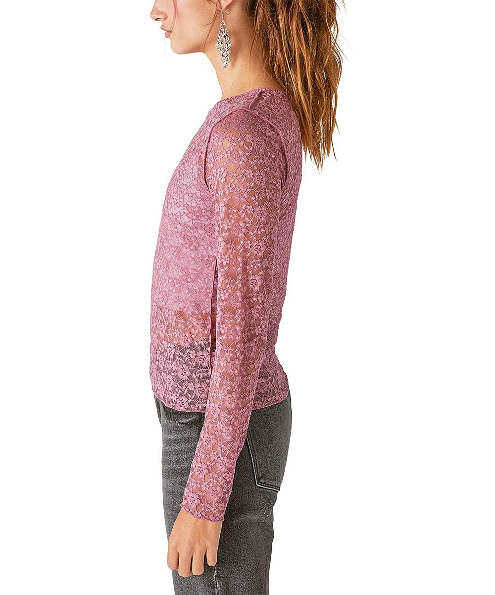 Best reviews of ???? Lucky Brand Rose Sheer Lace Long-Sleeve Top - ???? Women ❤️ 4 Best reviews of ???? Lucky Brand Rose Sheer Lace Long-Sleeve Top - ???? Women ❤️ - Image 2