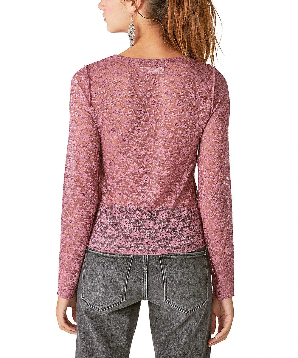 Best reviews of ???? Lucky Brand Rose Sheer Lace Long-Sleeve Top - ???? Women ❤️ 5 Best reviews of ???? Lucky Brand Rose Sheer Lace Long-Sleeve Top - ???? Women ❤️ - Image 3