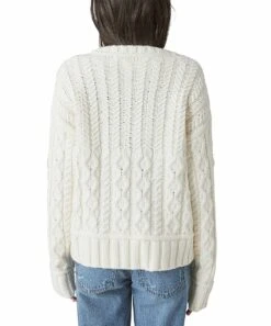 Cheapest ???? Lucky Brand White Cable-Knit Crewneck Sweater - ???? Women ???? 7 Cheapest ???? Lucky Brand White Cable-Knit Crewneck Sweater - ???? Women ???? -Lucky Brand Shop zu109522834 alt 2 tm1665775412