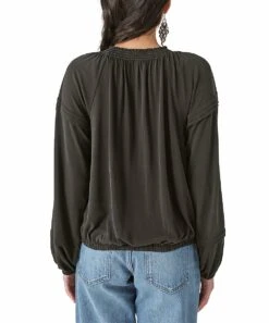 Buy ???? Lucky Brand Black Smocked Long-Sleeve Blouson Top - ???? Women ✔️ 7 Buy ???? Lucky Brand Black Smocked Long-Sleeve Blouson Top - ???? Women ✔️ -Lucky Brand Shop zu109522926 alt 2 tm1665775412