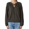 Buy ???? Lucky Brand Black Smocked Long-Sleeve Blouson Top - ???? Women ✔️ 1 Buy ???? Lucky Brand Black Smocked Long-Sleeve Blouson Top - ???? Women ✔️ -Lucky Brand Shop zu109522926 main tm1665775412