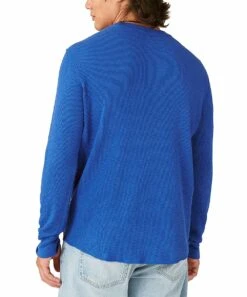 Discount ✔️ Lucky Brand Royal Blue Thermal Long-Sleeve Crewneck Tee - Men ???? -Lucky Brand Shop zu109522932 alt 2 tm1665775480