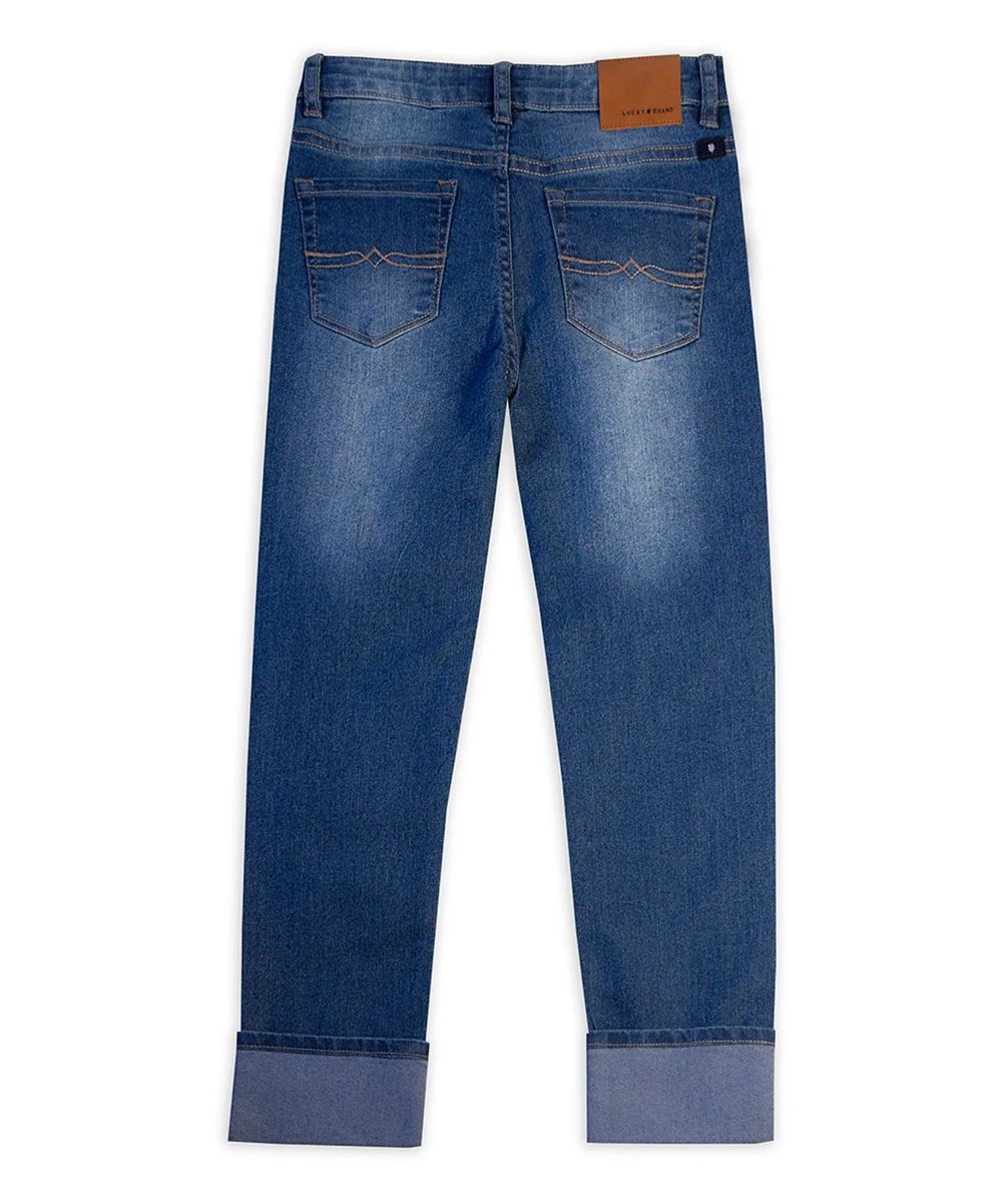 Deals ✨ Lucky Brand Ada Wash Cuffed Boyfriend ???? Jeans - ???? Girls For Kids ⌛ 4 Deals ✨ Lucky Brand Ada Wash Cuffed Boyfriend ???? Jeans - ???? Girls For Kids ⌛ - Image 2